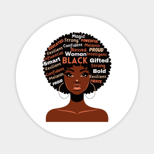 Black Woman Afrocentric Magnet